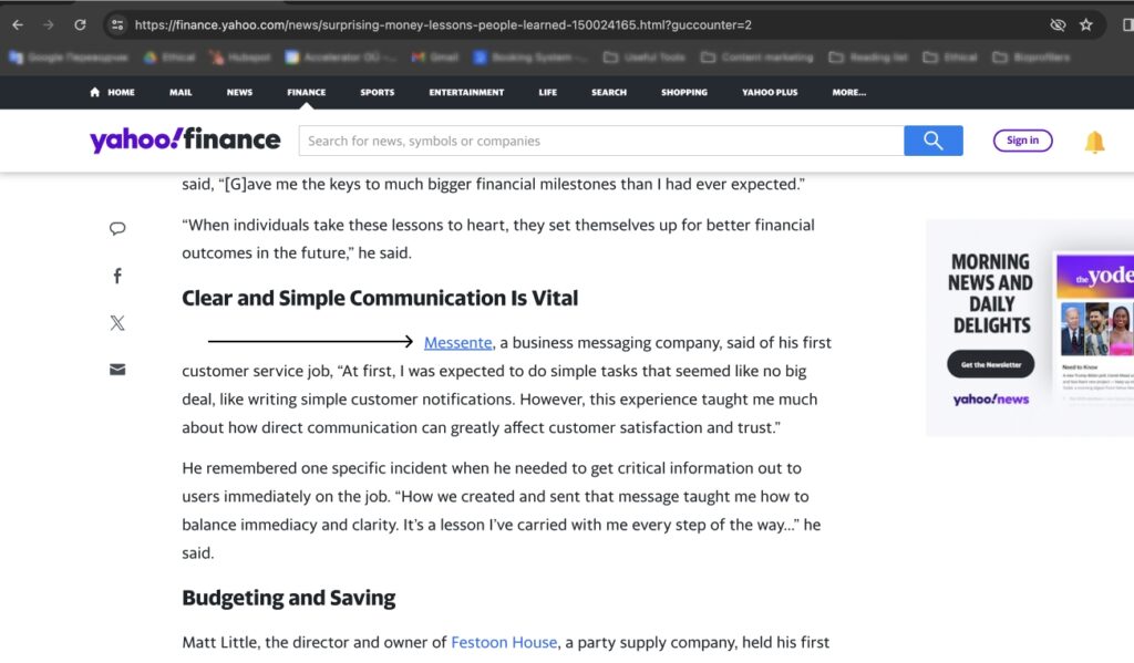 relationship building case study with Messente